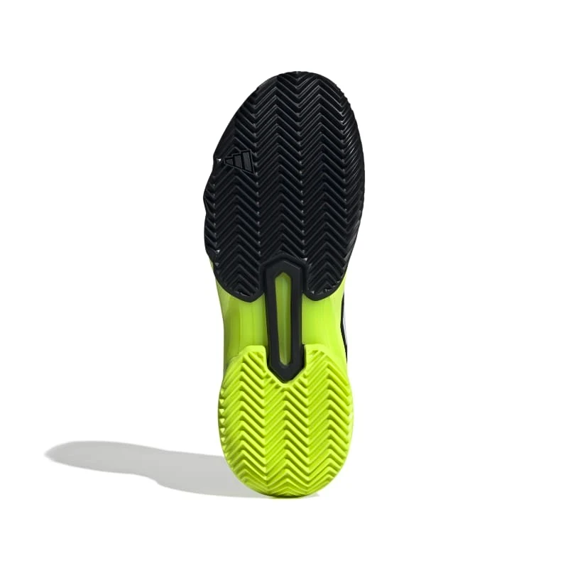 Pánská tenisová obuv adidas  Courtjam Control 3 Clay Carbon/Lucid Lemon
