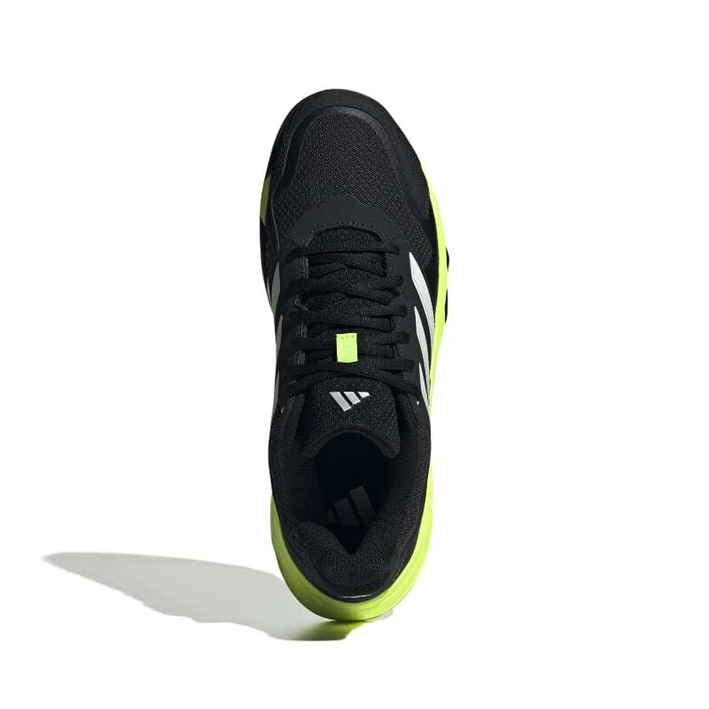 Pánská tenisová obuv adidas  Courtjam Control 3 Clay Carbon/Lucid Lemon  EUR 40 2/3