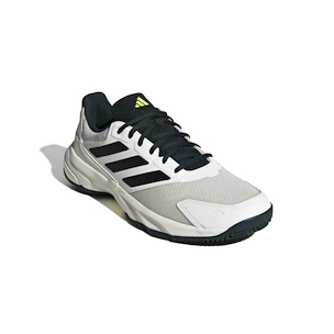 Pánská tenisová obuv adidas  CourtJam Control 3 Clay White/Core Black