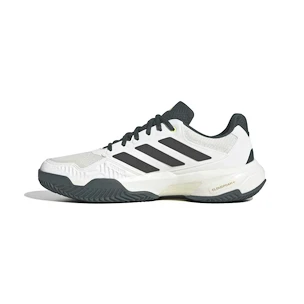 Pánská tenisová obuv adidas  CourtJam Control 3 Clay White/Core Black
