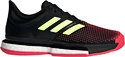 Pánská tenisová obuv adidas SoleCourt Boost M Black/Yellow