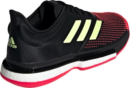 Pánská tenisová obuv adidas SoleCourt Boost M Black/Yellow