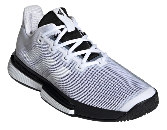 Pánská tenisová obuv adidas SoleMatch Bounce M White/Black