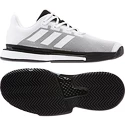 Pánská tenisová obuv adidas SoleMatch Bounce M White/Black