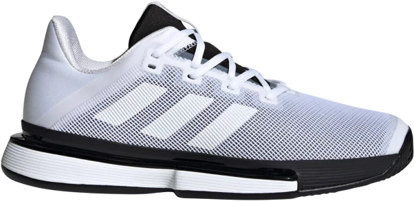 Pánská tenisová obuv adidas SoleMatch Bounce M White/Black