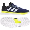 Pánská tenisová obuv adidas  SoleMatch Bounce Victory Blue/White/Acid Yellow