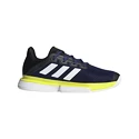 Pánská tenisová obuv adidas  SoleMatch Bounce Victory Blue/White/Acid Yellow