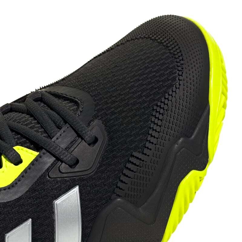 Pánská tenisová obuv adidas Solematch Control 2 Clay Core Black/Lucid Lemon  EUR 42 2/3 - thumb (6)