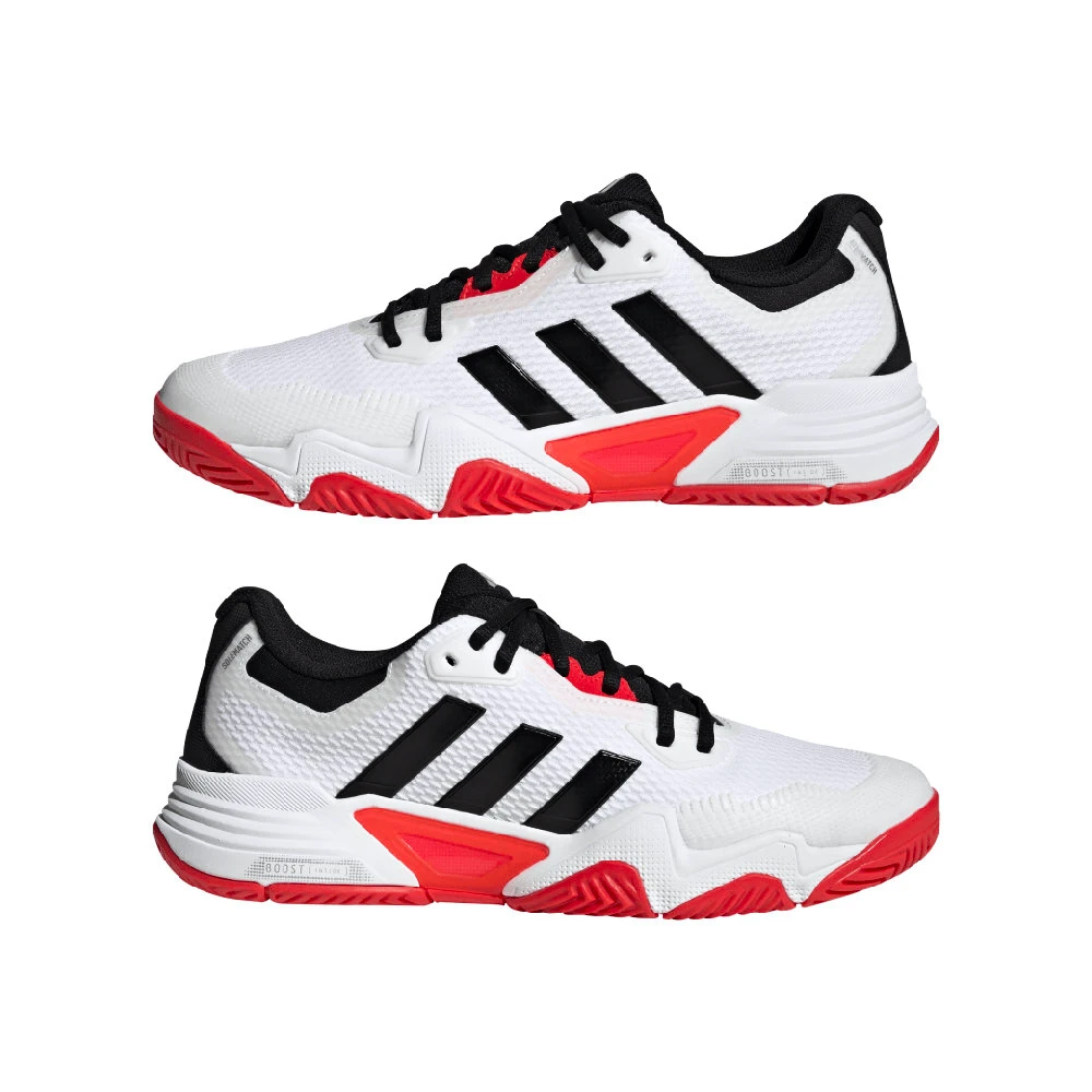 Pánská tenisová obuv adidas Solematch Control 2 White/Core Black