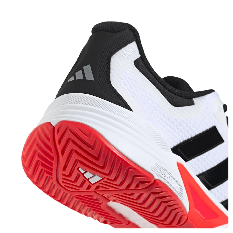 Pánská tenisová obuv adidas Solematch Control 2 White/Core Black