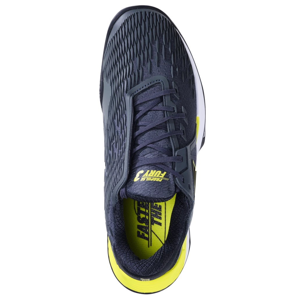 Pánská tenisová obuv Babolat Propulse Fury 3 Clay Men Grey/Aero