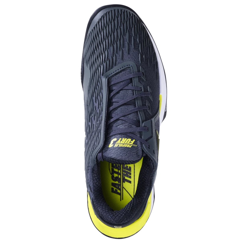 Pánská tenisová obuv Babolat Propulse Fury 3 Clay Men Grey/Aero