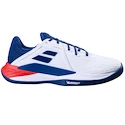 Pánská tenisová obuv Babolat Propulse Fury 3 Clay Men White/Estate Blue