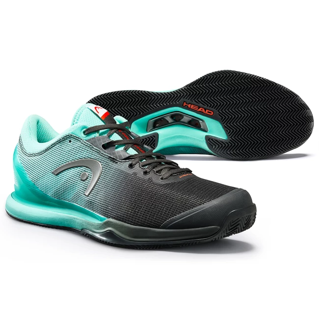 Pánská tenisová obuv Head Sprint Pro 3.0 Clay Black/Teal