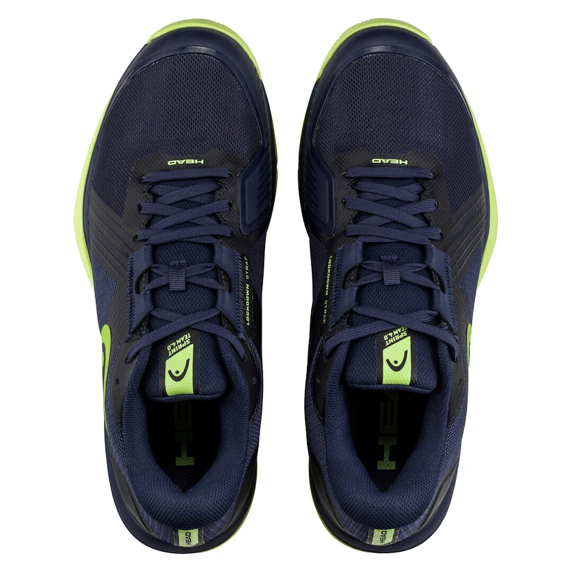 Pánská tenisová obuv Head Sprint Team 4.0 Clay Men Navy/Lime  EUR 43