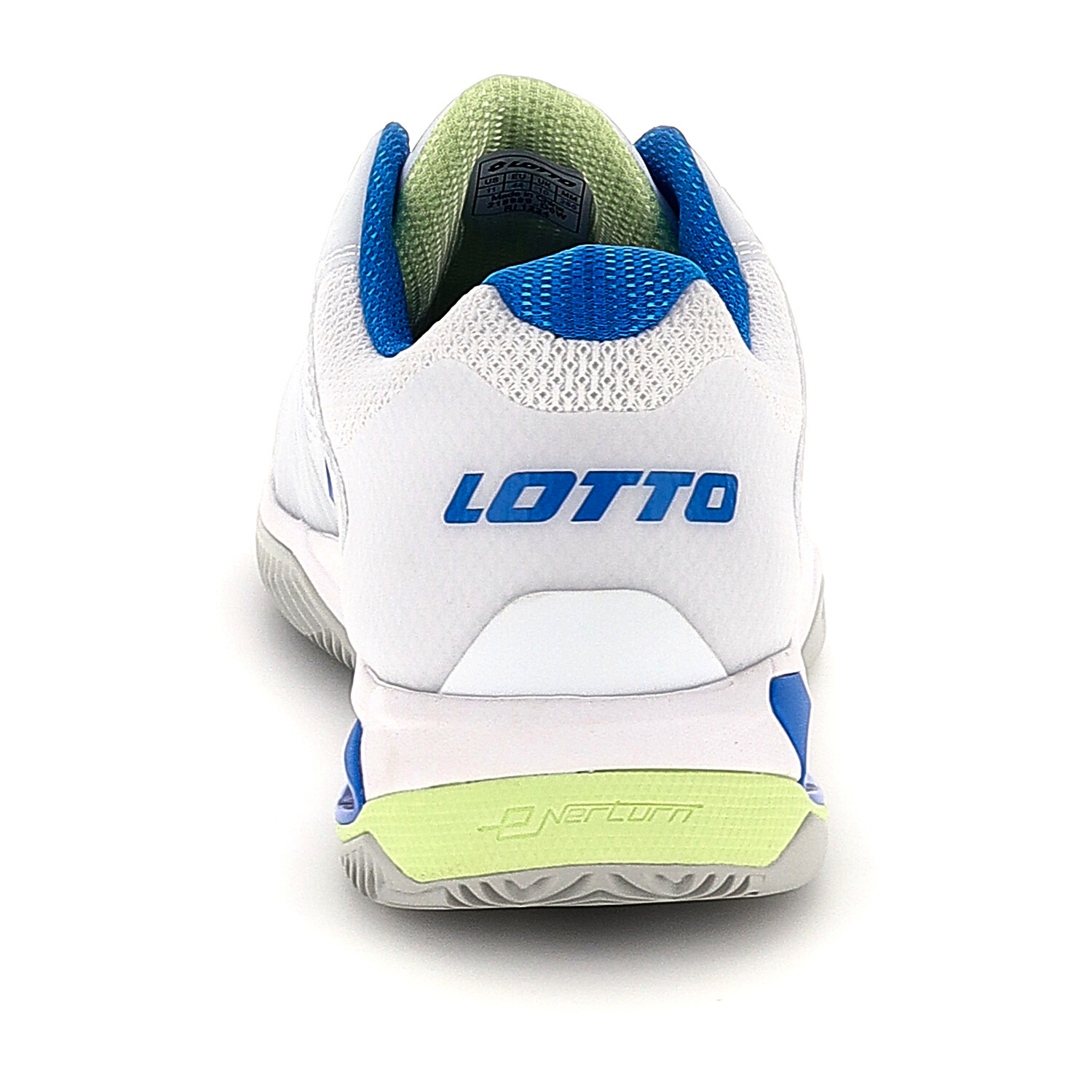 Pánská tenisová obuv Lotto Mirage 100 II Clay All White/Dodgers Blue  EUR 45 - thumb (4)