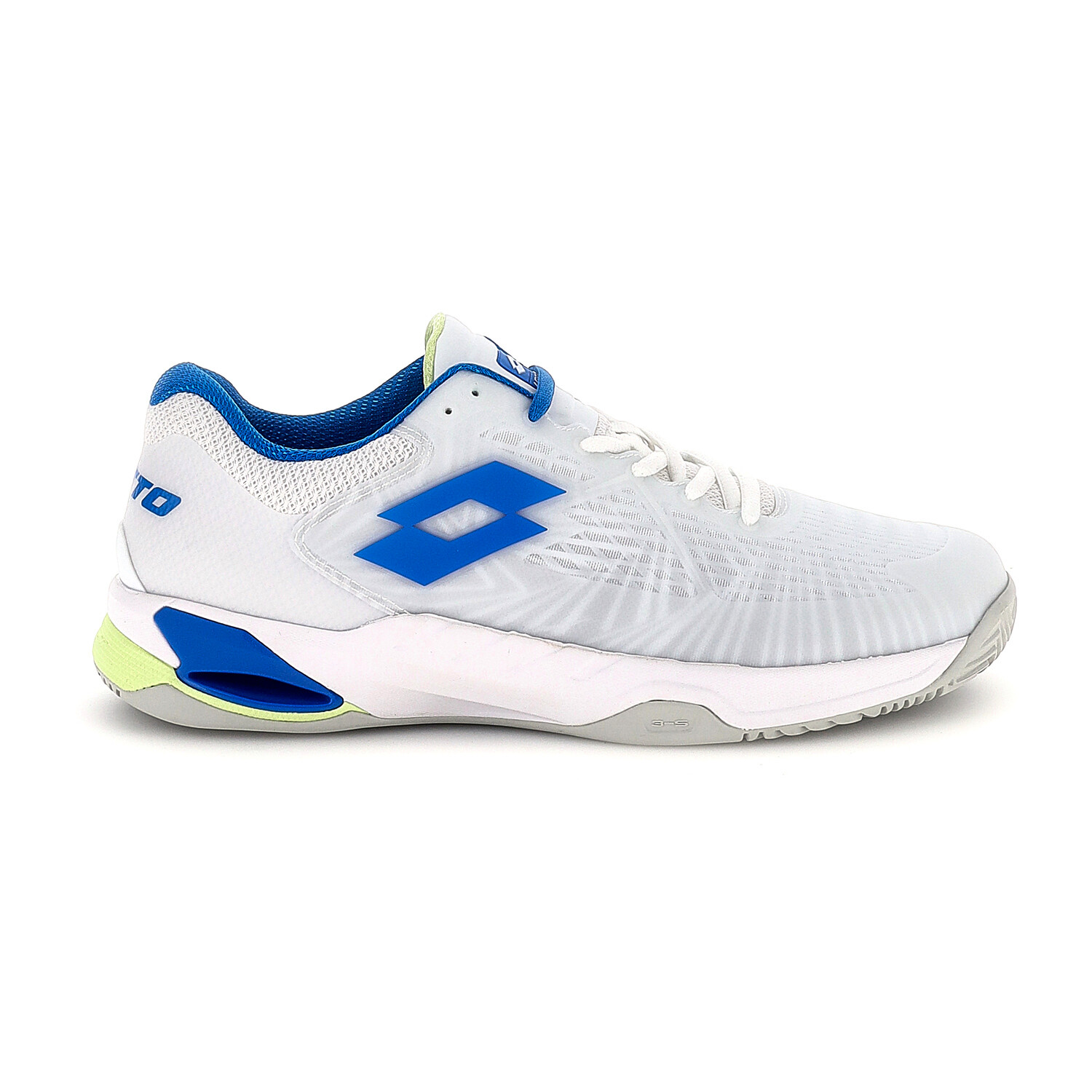 Product detail of Pánská tenisová obuv Lotto Mirage 100 II Clay All White/Dodgers Blue  EUR 42,5