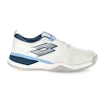 Pánská tenisová obuv Lotto Raptor Hyperpulse 100 III Clay All White/Mallard Blue  EUR 41
