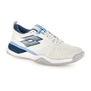 Pánská tenisová obuv Lotto Raptor Hyperpulse 100 III SPD All White/Mallard Blue  EUR 42