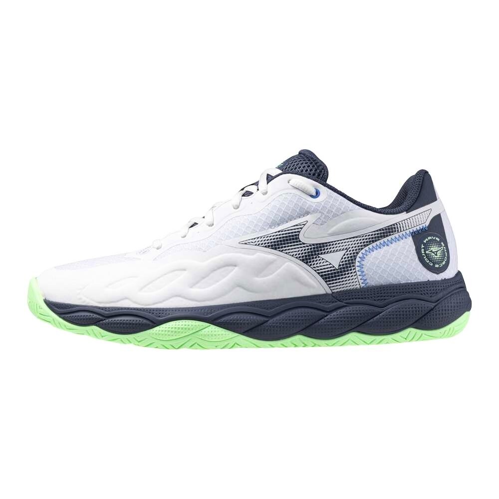 Product detail of Pánská tenisová obuv Mizuno Wave Enforce Court AC White/Vintage Indigo  EUR 46