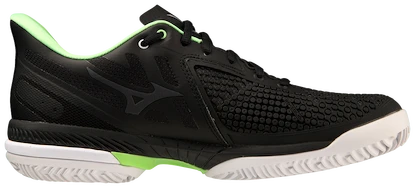 Pánská tenisová obuv Mizuno  Wave Exceed Tour 5 Clay Black/Silver  EUR 42,5