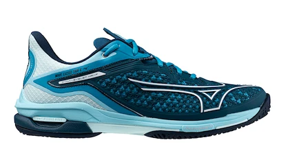Pánská tenisová obuv Mizuno Wave Exceed TOUR 6 AC Moroccan Blue/White/Blue Topaz  EUR 42