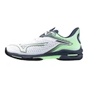 Pánská tenisová obuv Mizuno Wave Exceed Tour 6 CC White/India Ink/Neo Mint  EUR 43