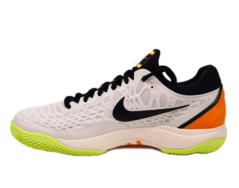 Pánská tenisová obuv Nike Zoom Cage 3 Clay White/Orange Peel