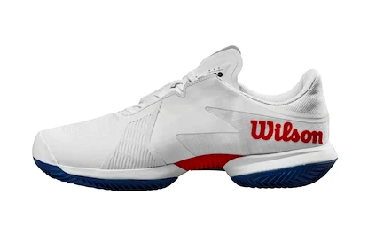 Pánská tenisová obuv Wilson Kaos Swift 1.5 Clay White/Deja Vu Blue  EUR 43 1/3