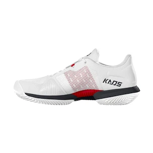 Pánská tenisová obuv Wilson Kaos Swift Clay White/Red
