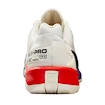 Pánská tenisová obuv Wilson Rush Pro 4.0 Clay Snow White/Wilson Red