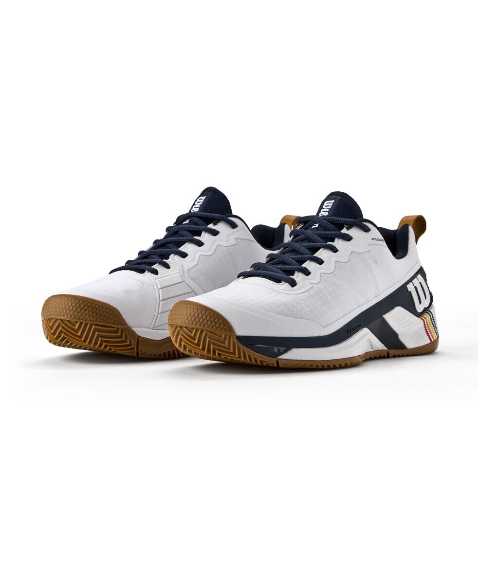Pánská tenisová obuv Wilson Rush Pro 4.5 Clay White/Navy Roland Garros  EUR 40 2/3 - thumb (2)