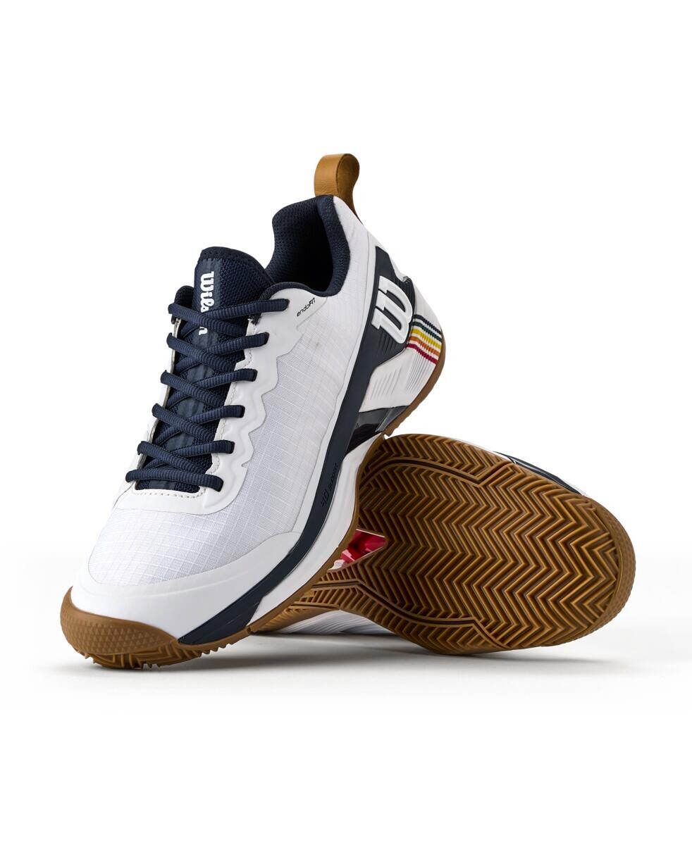 Pánská tenisová obuv Wilson Rush Pro 4.5 Clay White/Navy Roland Garros  EUR 40 2/3 - thumb (4)