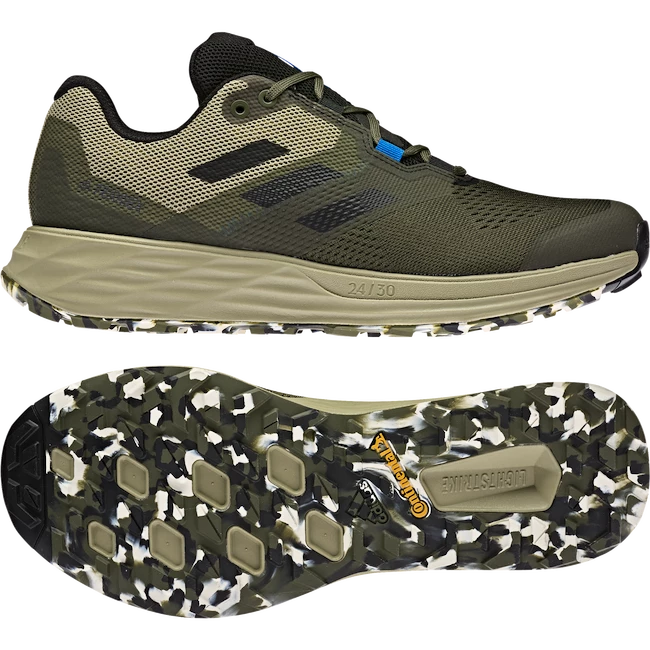 Pánské běžecké boty adidas  Terrex Two Flow Focus Olive