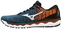 Pánské běžecké boty Mizuno Wave Sky Waveknit 3 modro-oranžové