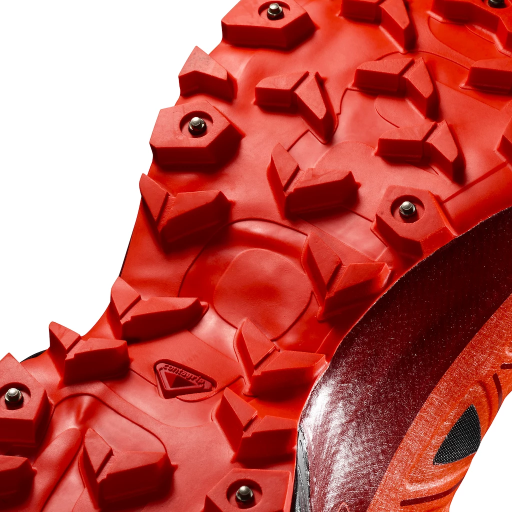 Pánské běžecké boty Salomon Spikecross 5 GTX černo-červené