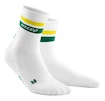 Pánské běžecké ponožky CEP 80's zeleno-žluté