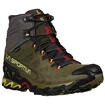 Pánské boty La Sportiva  Ultra Raptor II Mid Leather Wide GTX Ivy/Tango Red