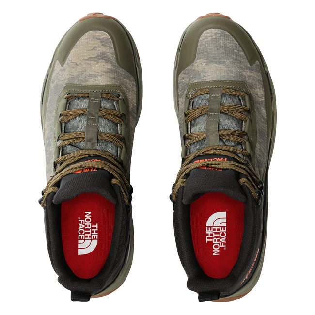 Pánské boty The North Face  Vectiv Exploris Mid Futurelight Military Olive Cloud Camo Wash Print/TNF Black