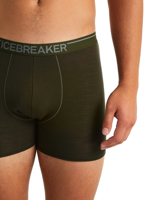 Pánské boxerky Icebreaker  Anatomica Boxers LODEN