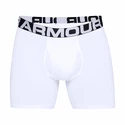 Pánské boxerky Under Armour  Charged Cotton 6in 3 Pack-WHT