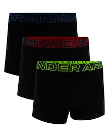Pánské boxerky Under Armour Perf Cotton 3in 3Pack Black