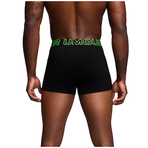 Pánské boxerky Under Armour Perf Cotton 3in 3Pack Black