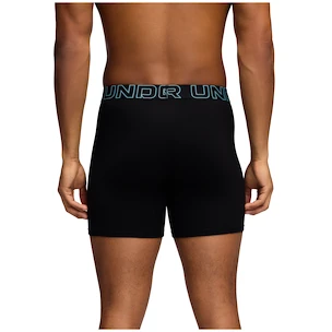 Pánské boxerky Under Armour Perf Cotton 6in 3Pack Black