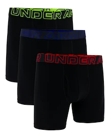 Pánské boxerky Under Armour Perf Cotton 6in 3Pack Black