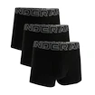 Pánské boxerky Under Armour Perf Cotton Solid 3in 3Pack Black