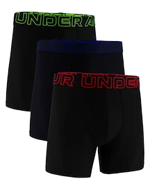 Pánské boxerky Under Armour Perf Tech 6in 3Pack Black
