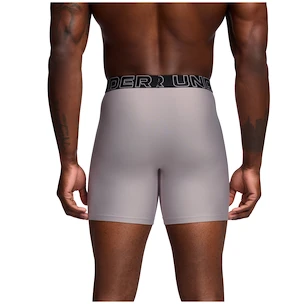 Pánské boxerky Under Armour Perf Tech 6in 3Pack Grey
