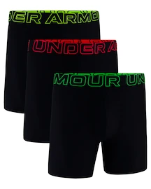 Pánské boxerky Under Armour Perf Tech Mesh 6in 3Pack Black