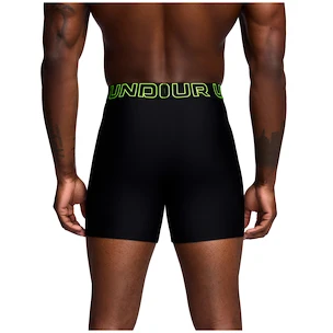 Pánské boxerky Under Armour Perf Tech Mesh 6in 3Pack Black